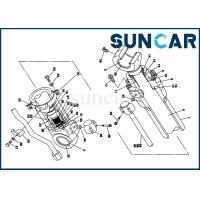 Buy cheap LZ00449 Heavy Equipment CX130 CX135SR CASE Seal Kit excavator arm cylinder product