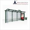 Buy cheap Tempered Glass WiFi T8 L4.5m Modern Bus Shelter from wholesalers
