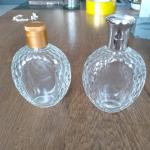 Other Beverage 50ml/100ml Dark Blue Glass Perfume Bottles with Screw Cap Round