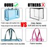 Buy cheap 5 In 1 PVC Leather Travel Transparent Cosmetic Bags from wholesalers