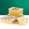 Buy cheap Square Aluminum Foil Customize Packing Boxes Disposable Takeaway Aluminum Food Tray from wholesalers