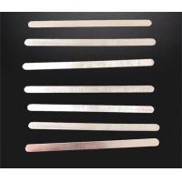 Buy cheap 0.5mmx5mmx90mm Stamping Aluminum Nose Bridge For Face Mask product