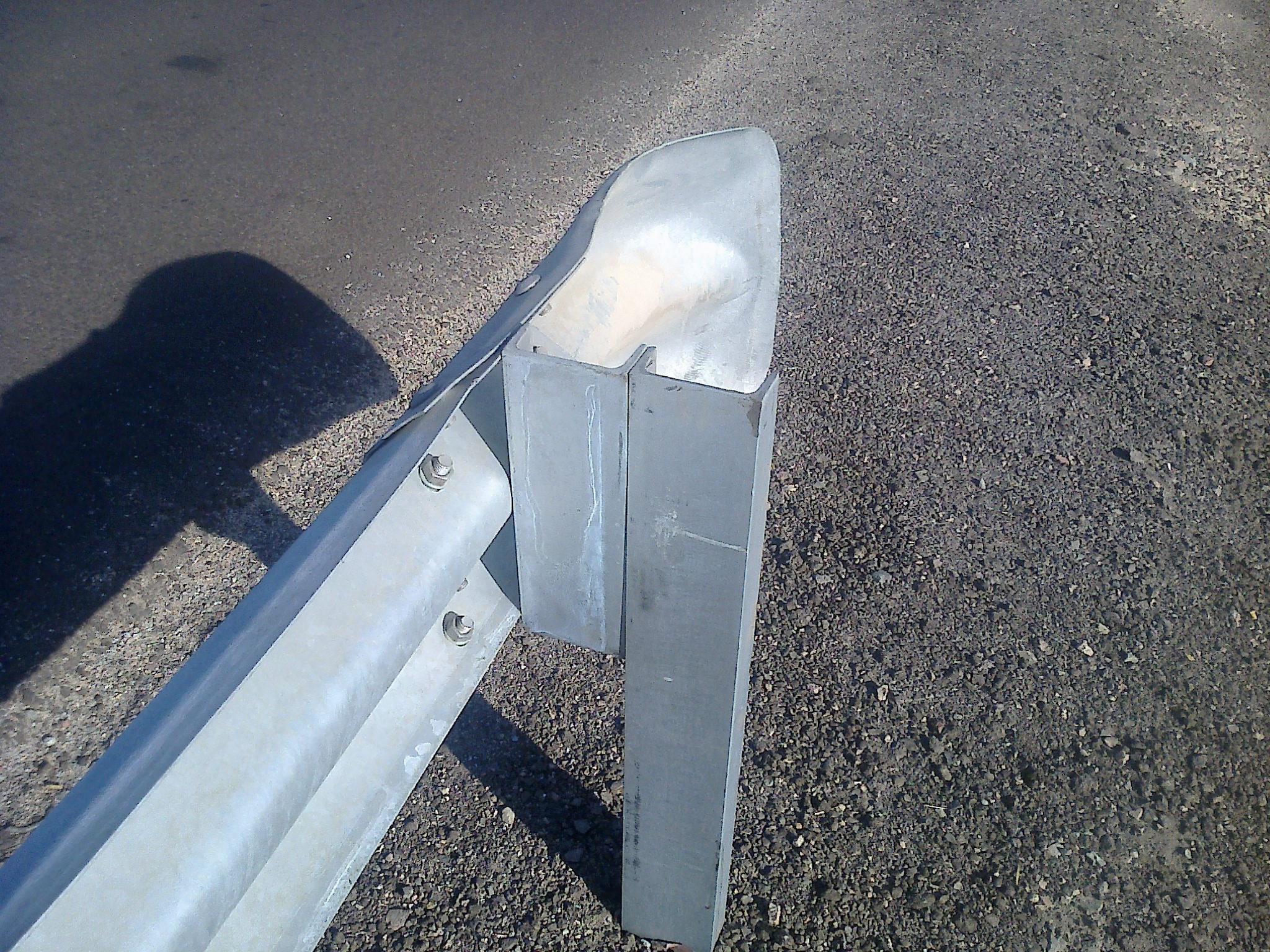 ISO 9001 W Beam Anti Collision Guardrail Galvanized Steel Highway Guardrail