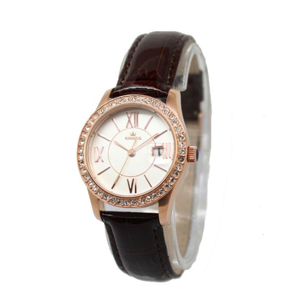 Buy cheap White Red Small Round Ladies Fashion Watches Auto Date Tourbillon from wholesalers