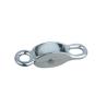 Buy cheap 30mm Zinc Alloy Diecast Fixed Style Nylon Sheave Pulley With Double Ended Eye from wholesalers