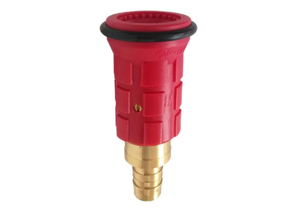 Buy cheap Adjustable Fire Hose Reel Nozzle , Brass Jet Nozzle for Fire Fighting , Nylon House from wholesalers