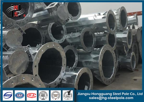 Buy cheap Octagon Galvanized Steel Pole from wholesalers