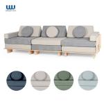 Wooden Frame Multi Functional Sectional Sofa Couch Furniture 3 Seats