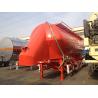 Buy cheap Carbon Steel 3 Alxe 40CBM 45 CBM Bulk Cement Tanker For 45 - 100 Tons Payload from wholesalers