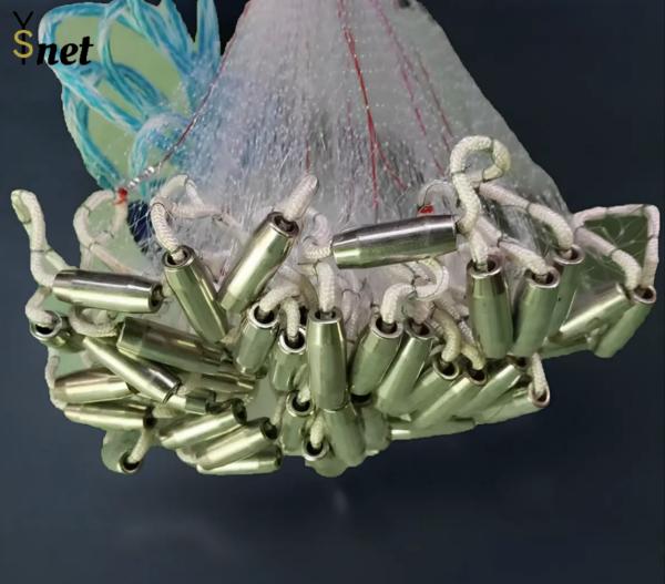 Buy cheap 4 Feet - 12 Feet Hand Throw Fishing Net White Bottom Pocket Cast Net from wholesalers