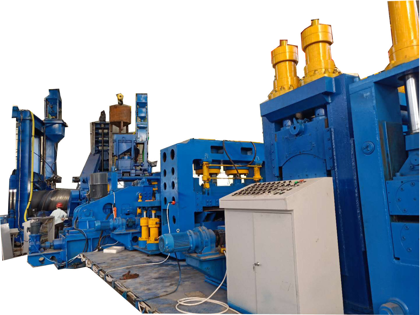 Complete Design Spiral Pipe Mill Machine For 400-1800mm Diameter Pipe