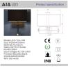 Buy cheap Square shade bed wall light & inside hotel wall light led bedside wall light for bedroom from wholesalers