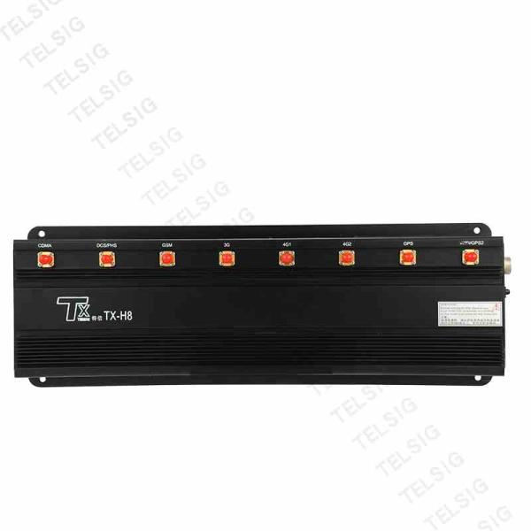 Buy cheap 5 - 20 Meter Mobile Jamming Device , 8 Band Cell Phone Disruptor Jammer from wholesalers