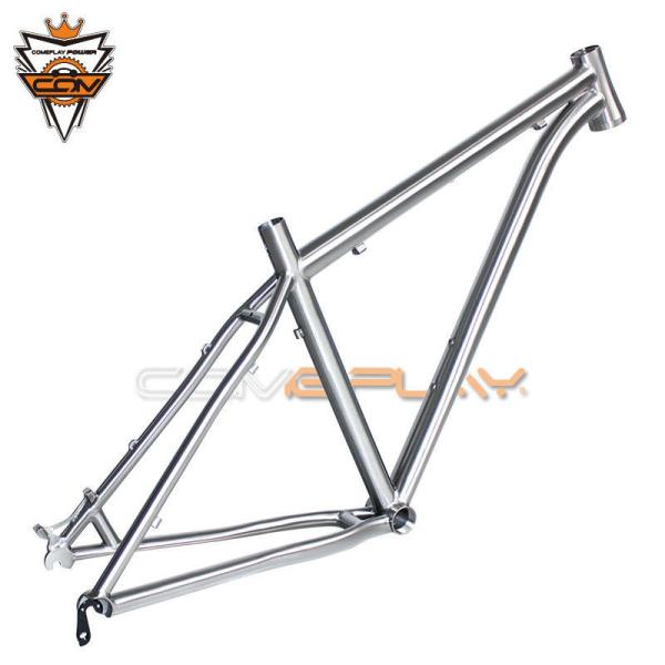 Buy cheap 27.5er 26er Titanium Mtb Bike Frame PVD Matte Polish Surface Treatment from wholesalers