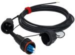 IP67 Round Fiber Optic Cable Patch Cord Fiber Jumper Fullas Connector LC DX