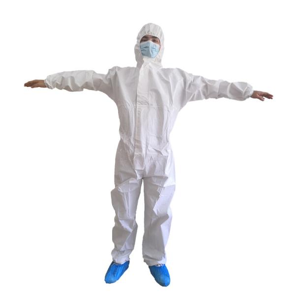 Buy cheap ISO13485 Comfortable All Purpose Disposable Medical Coveralls Lightweight from wholesalers
