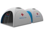 Isolation Inflatable Medical Tent Oxford TPU 3MX3M Portable White Transparent