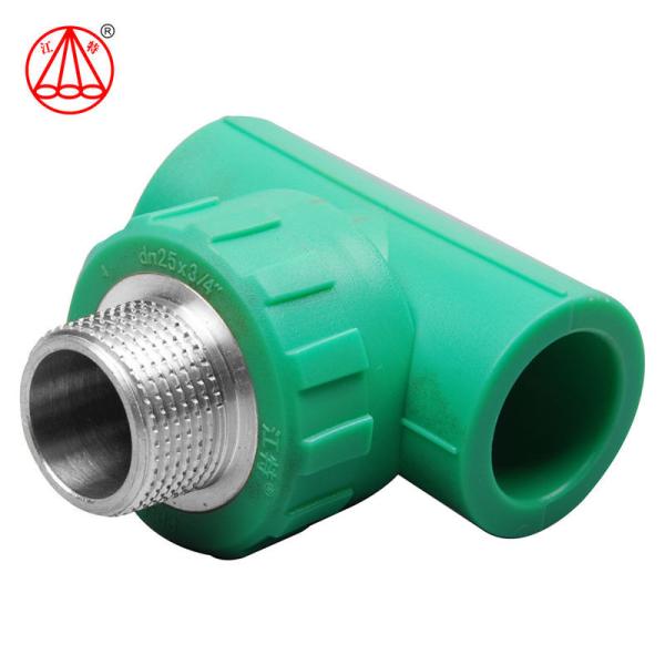 Buy cheap Sanitary PPR Male Tee , PPR Threaded Elbow Corrosion Resistant Light Weight from wholesalers