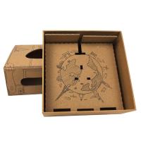 Buy cheap Recycled Kraft Paper 230gsm Foldable Shipping Boxes For Clothes product