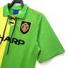 Buy cheap Yellow Green Retro Soccer Jerseys Quick Dry Vintage Football Kits 1992-1993 Season from wholesalers