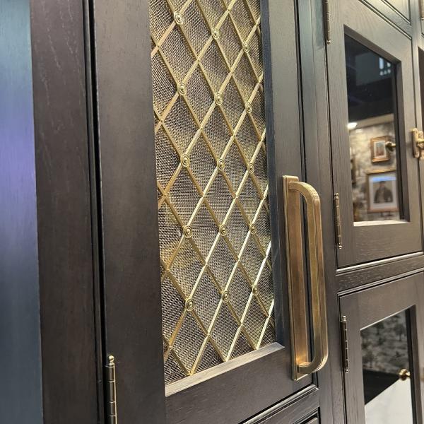 Buy cheap Opening Area 49% Stainless Steel Woven Wire Mesh Grille For Cabinet Decoration from wholesalers