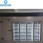 Display Walk in Cooler Beer Cave with 4 Inch PU Panel and Anti Fog Glass Door