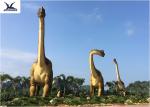 Silicon Outdoor Dinosaur For Jurassic Theme Park / Large Animal Lawn Ornaments