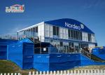 1000 Person Customized Double Decker Tent with white ABS Wall for Outdoor