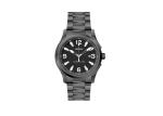 Male Solid Band Stainless Steel Automatic Watch Black Mechanical 10ATM