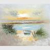 Buy cheap Handmade Thick Oil Paint Palette Knife Scenery Beach Ship Modern House Decor from wholesalers