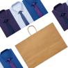 Buy cheap Supply Thick White Brown Craft Clothes And Shoe Kraft Paper Bags With Logo For Packaging from wholesalers