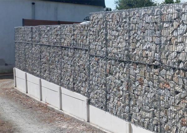 Buy cheap Flood Control Bastion Barrier Metal Gabion Baskets 2" × 2" / 3" × 3" / 4" × 4" from wholesalers
