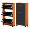 Buy cheap Modern design shoe rack of home livingroom furniture Melamine cover frivolous shoe ark/shoe cabinet/shoe rack with door from wholesalers