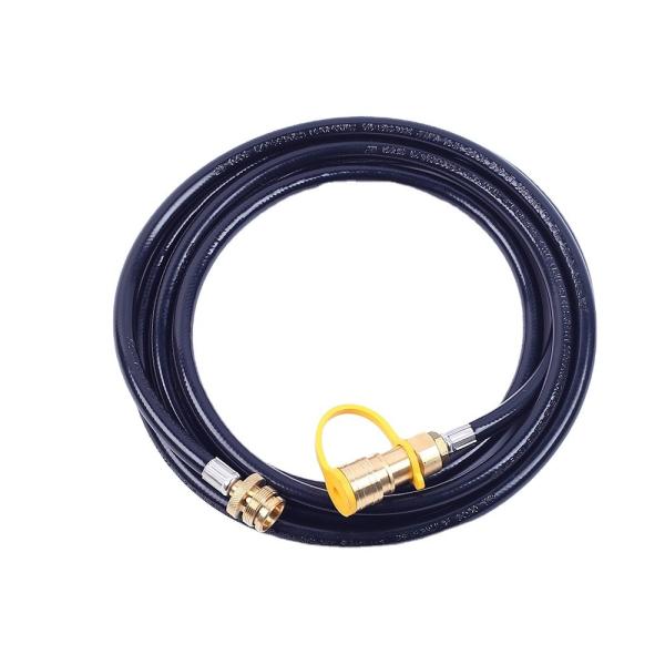 Buy cheap Black Rubber BBQ Grill Hose for Upper Welding Hose Propane Quick Connect Caravan from wholesalers