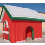 Factory Customized Christmas Holiday Decoration Fabric Inflatable Toy House