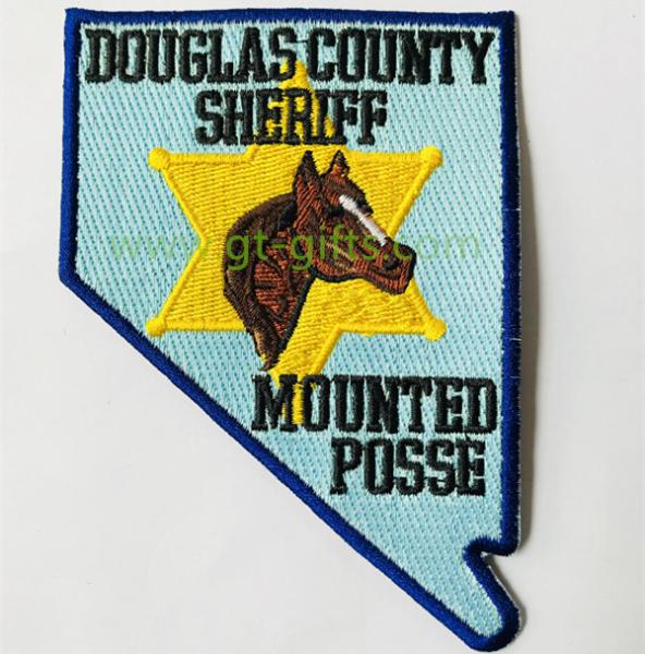 Buy cheap Sewing Boarder Cartoon Iron on Embroidery Patches with heating back from wholesalers