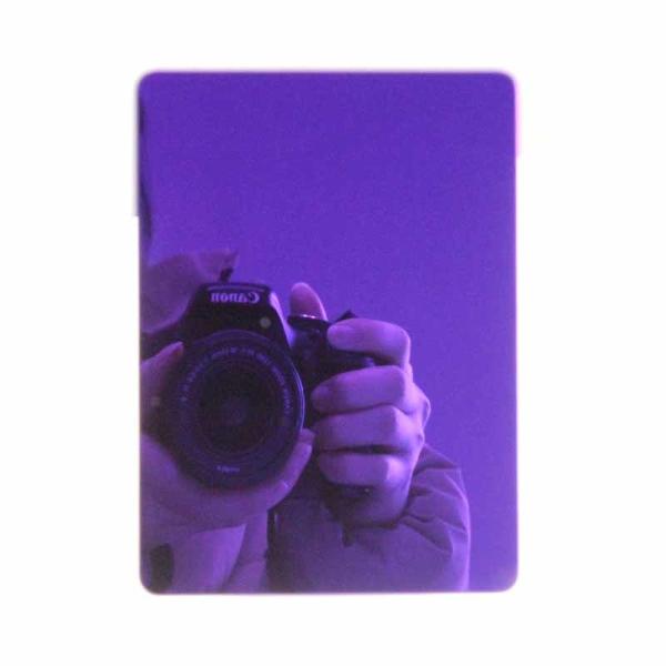 Buy cheap 304 Metal Color Purple Mirror Stainless Steel Plate 0.3mm Decorative Steel Sheet from wholesalers