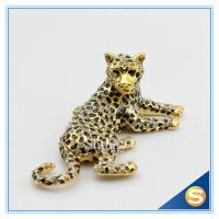 Buy cheap Fashion Home Decorative Box Pewter Materials Handmade Trinket Box Leopard Statue product