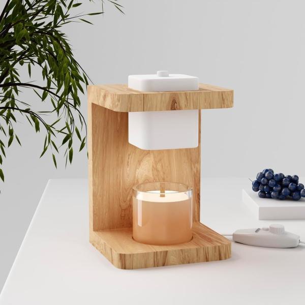 Buy cheap Customized Wood Household Items Polished Essential Oil Burner Diffuser Aromatherapy Oil Warmer from wholesalers