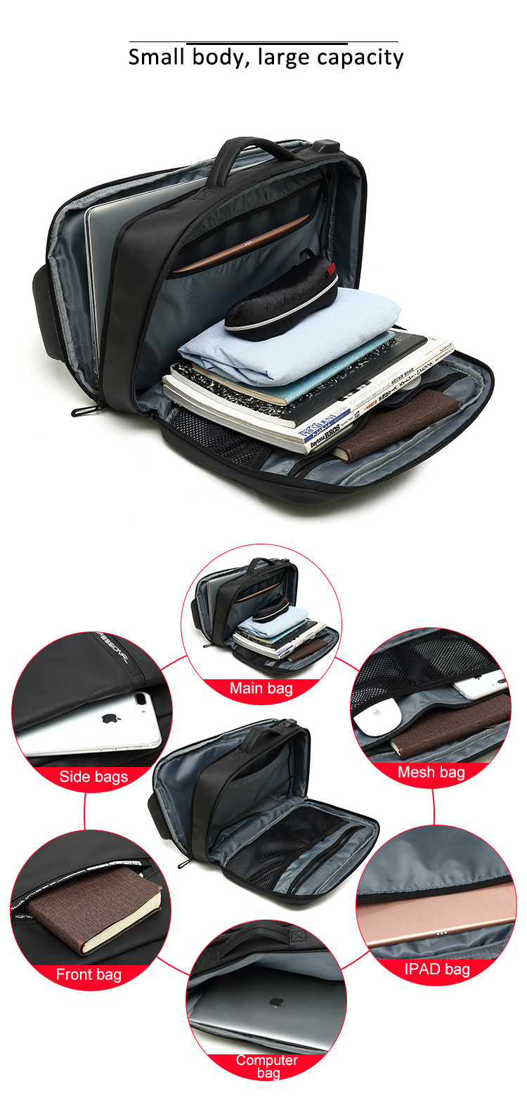 Crossbody Chest Sling Bags 10L