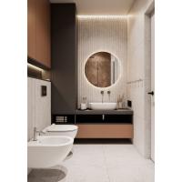 Buy cheap Tailored White Bathroom Cabinet with White Towel Racks product
