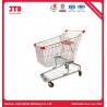 Buy cheap 120L Metal Shopping Cart With Wheels 900mm Stainless Steel Shopping Trolley from wholesalers