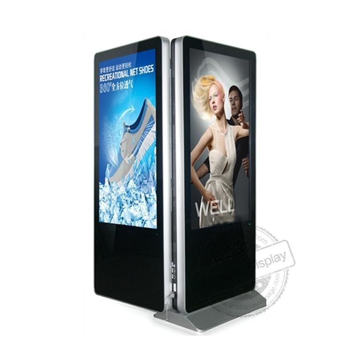 Innovative 2 Sided Lcd Advertising Display 55inch Stay Updated In Real Time