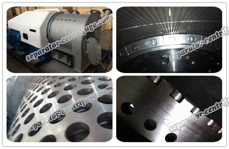 Conveniency Automatic Salt Pusher Centrifuge For Sea Salt Production Line