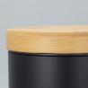 Buy cheap Household Round Structure Standing 3L 5L 8L 12L 20L 30L Stainless Steel Waste Bins with Bamboo Surface Treatment from wholesalers