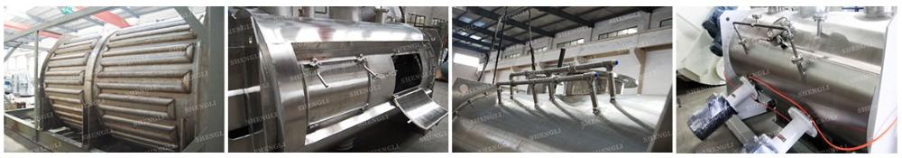 High Automation Plough Shear Mixer , Industrial Horizontal Mixer For Pharmaceutical