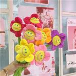 Multiple Color Sunflower Bouquet Creative Rose Curtain Flower Clasp Plush Doll