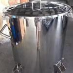 Sanitary Vessel Cosmetic 316 Stainless Steel Chemical Storage Tank