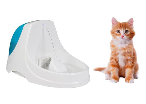 Buy cheap Parabolic Flow Plastic Quiet Pet Water Fountain 1.5W 3.6 Liter Water Capacity from wholesalers