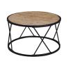 Buy cheap Contemperary Round Nested Wood And Metal Coffee Table For Home Office Center from wholesalers